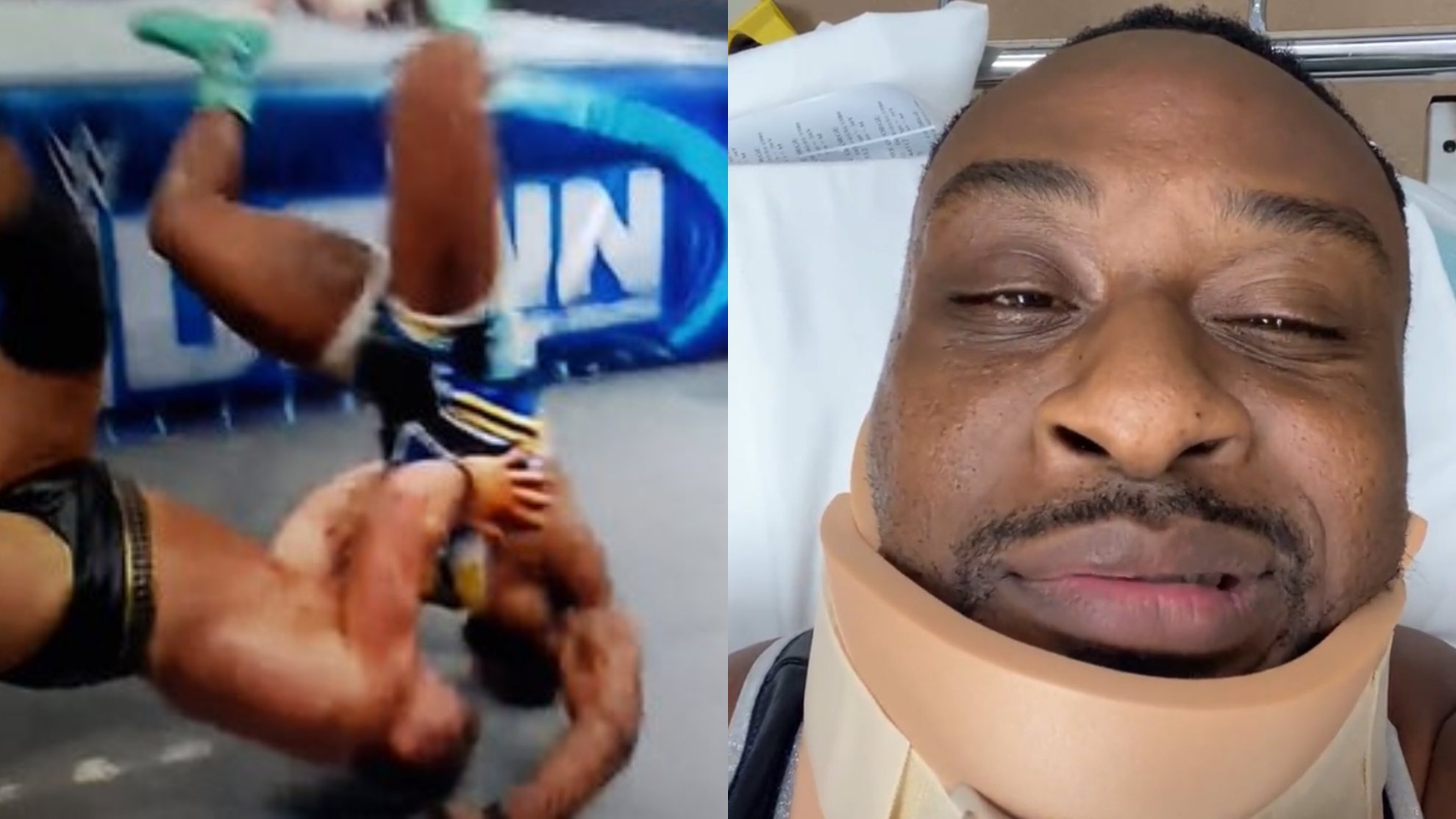 WWE SmackDown: Big E sufre una brutal lesión en el Friday Night de SmackDown | MARCA Claro Usa