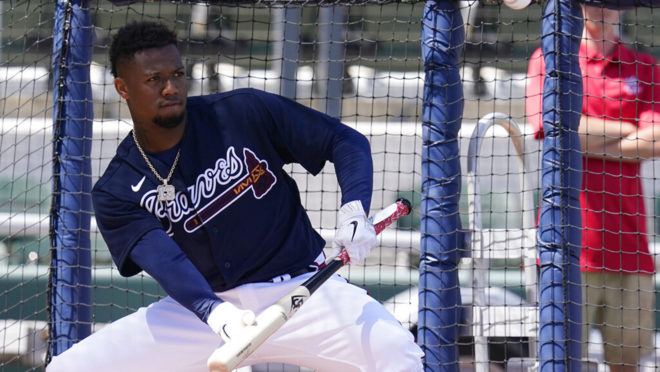 Ronald Acuña Jr wants to play at the start of the MLB season.