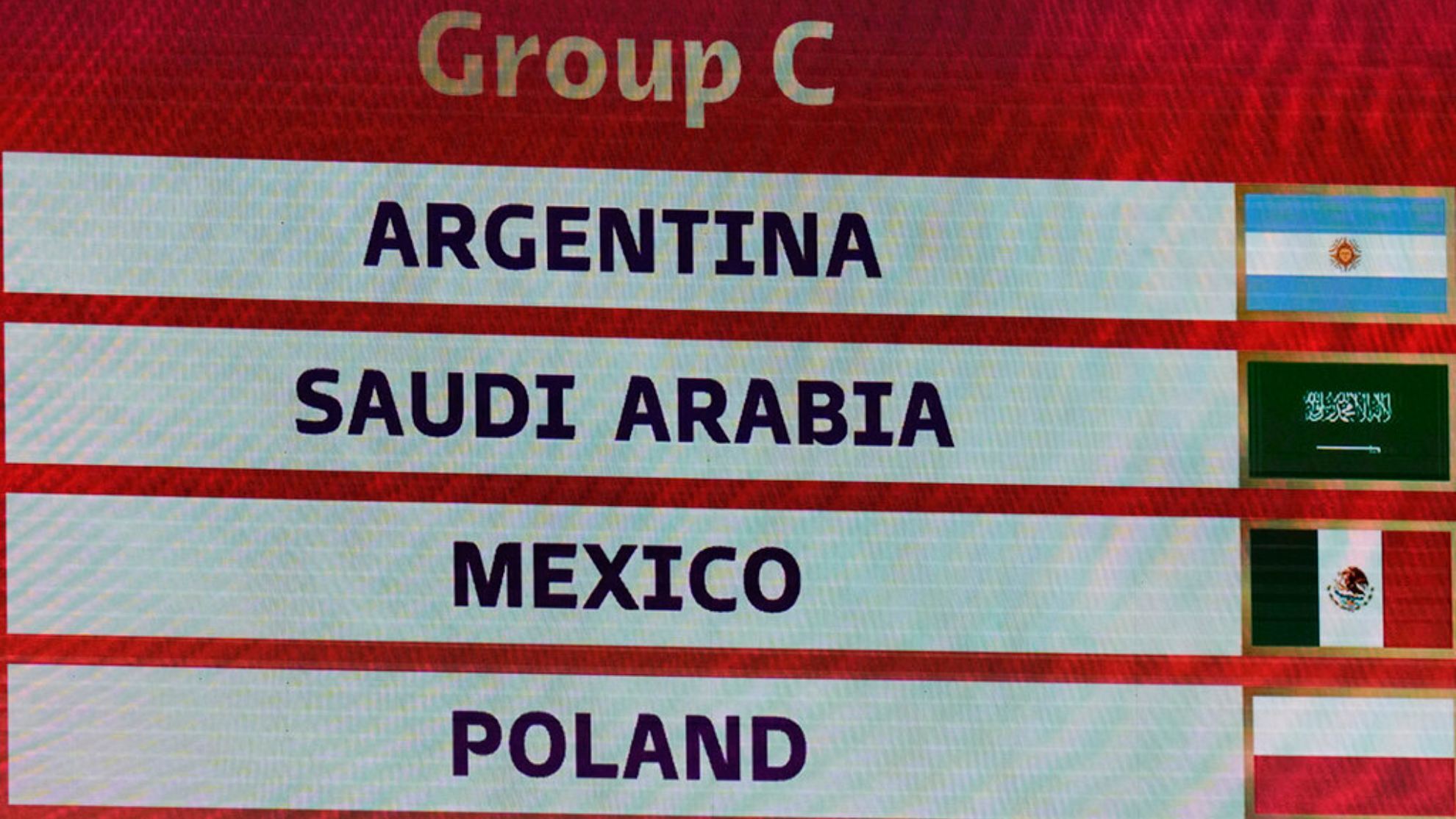 Argentina y Mxico integran el Grupo C del Mundial 2022