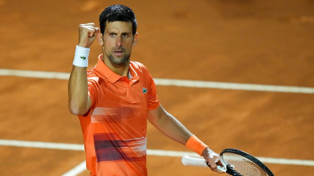 Novak Djokovic ya está en semifinales del Masters de Roma.