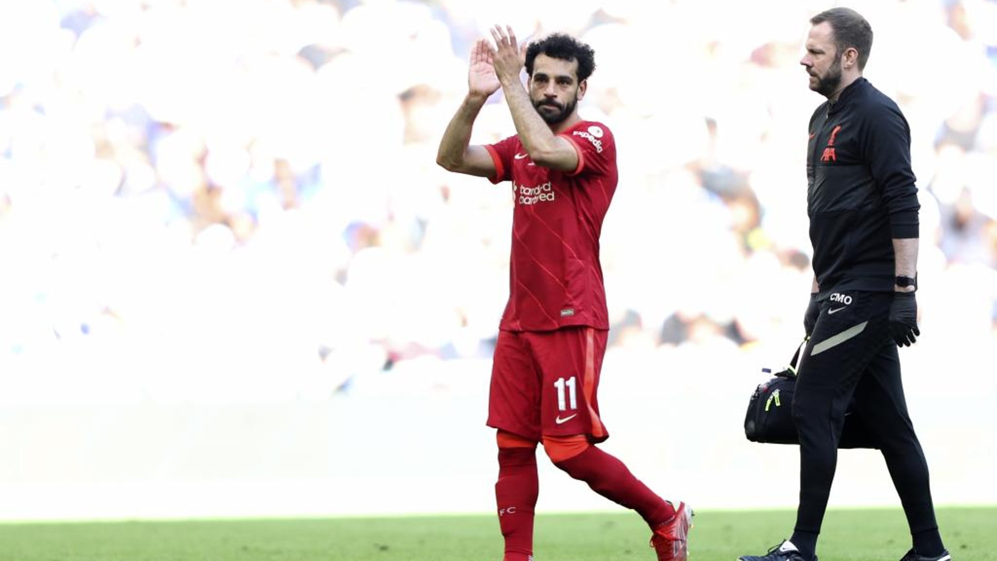 Mohamed Salah no pudo jugar el resto de la FA Cup