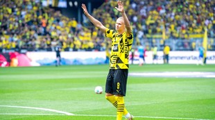 Erling Haaland se despidió del Borussia Dortmund.