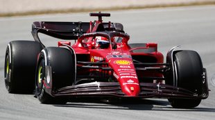 Ferrari manda en el GP de España con Charles Leclerc que fue el más...