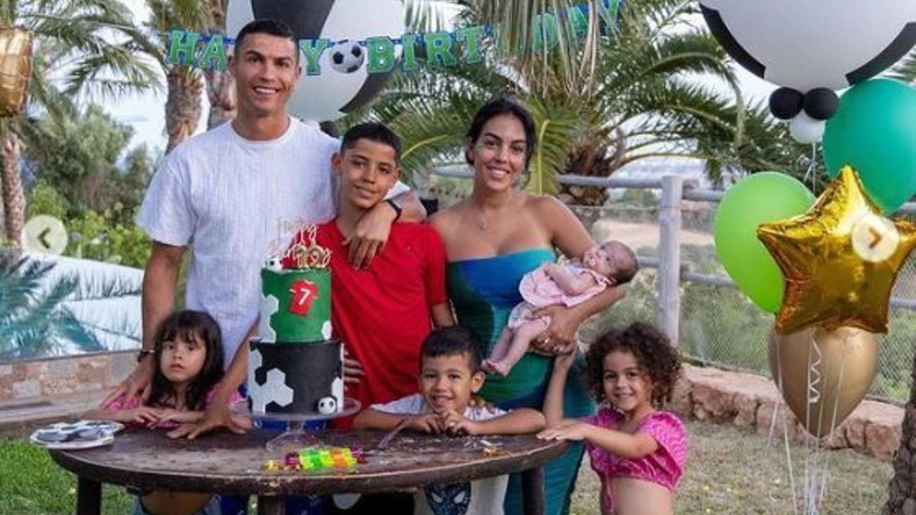 CR7, de cumpleaos familiar