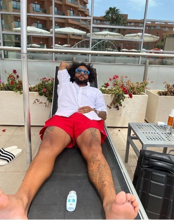 Marcelo disfruta de sus vacaciones tras dejar el Real Madrid