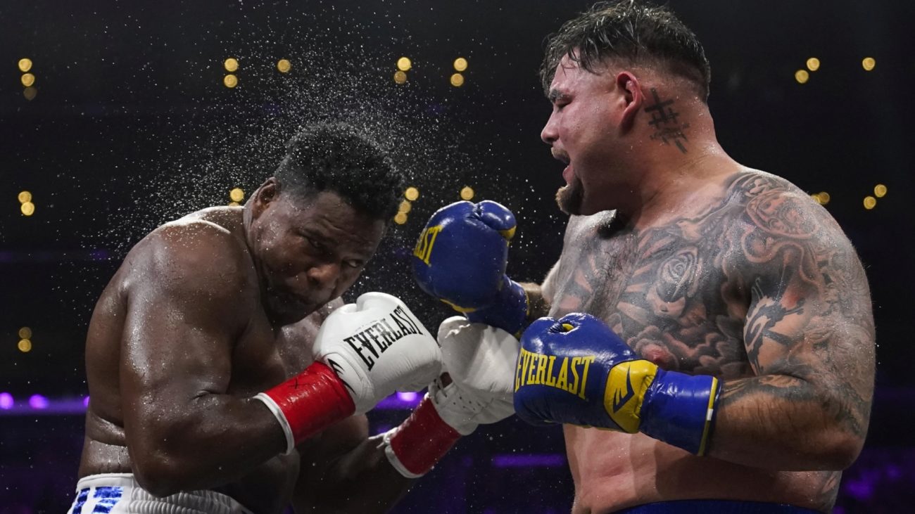 Un momento del combate entre Andy Ruiz y Luis Ortiz.