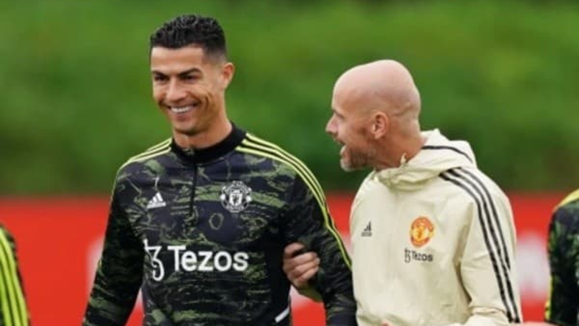 Cristiano Ronaldo y Erik Ten Hag