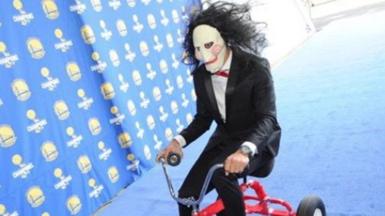 El espectacular disfraz de Jigsaw de Stephen Curry