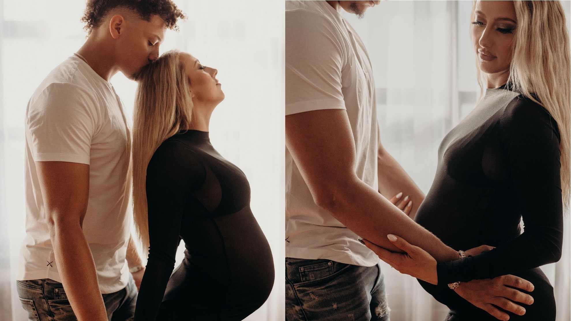 Patrick Mahomes y su esposa Brittany comparten una impresionante sesión de  fotos del embarazo - El quarterback de los Kansas City Chiefs y su... |  MARCA Usa