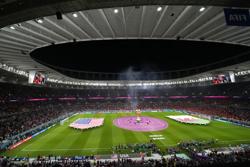 Panormica del Ahmad Bin Ali Stadium.