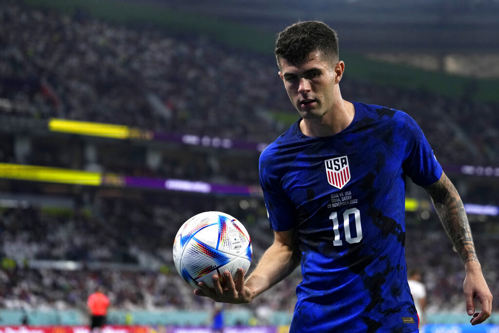 Christian Pulisic marc su primer gol en Copa del Mundo.