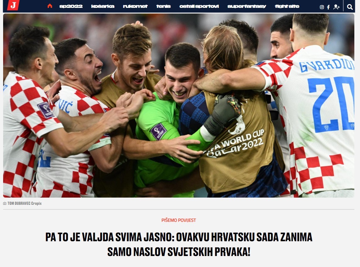 Sportske (Croacia): Queda claro para todos: a esta Croacia solo le...