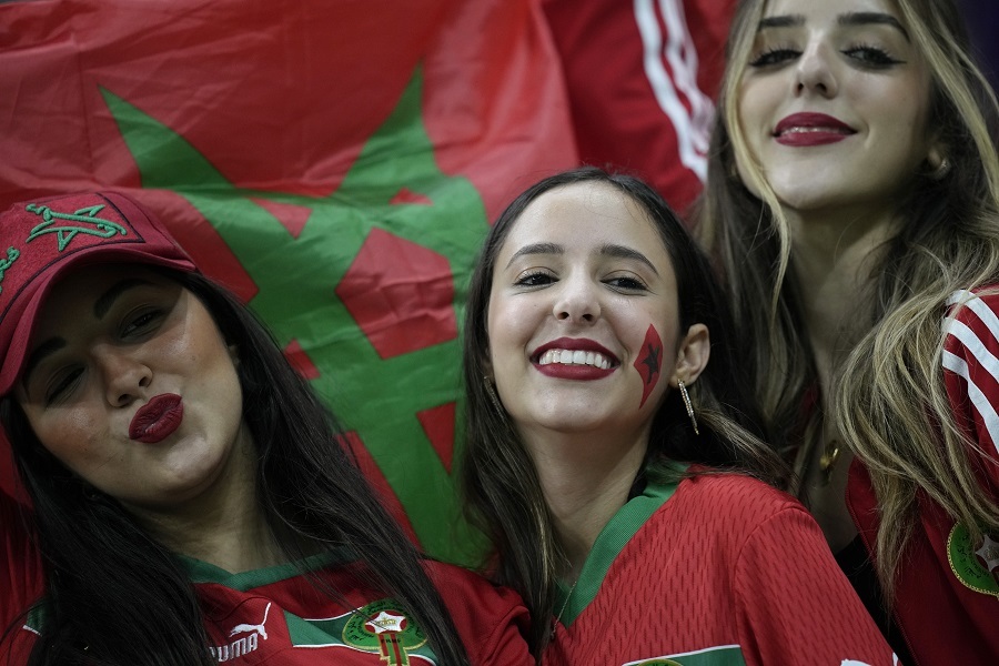 Aficin de Marruecos son mayora y por goleada en la semifinal...