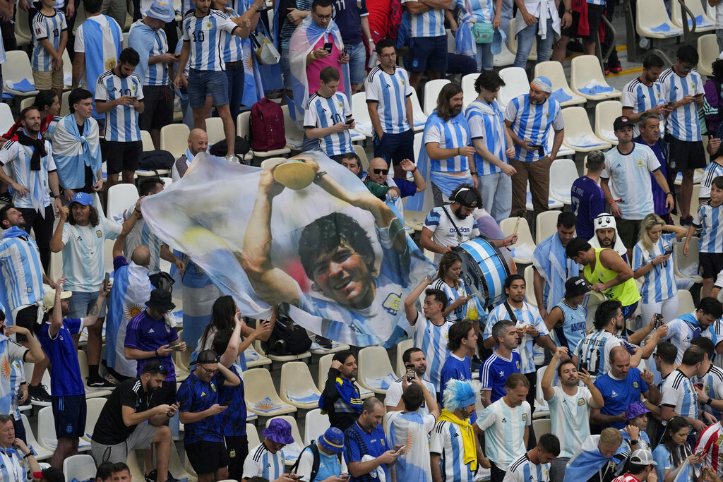 No podan faltar fotos de Diego Armando Maradona, aunque el...