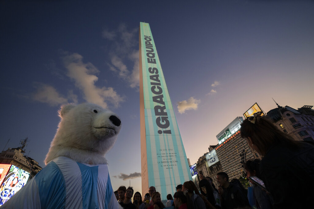 El Obelisco ser una locura si se corona Argentina.