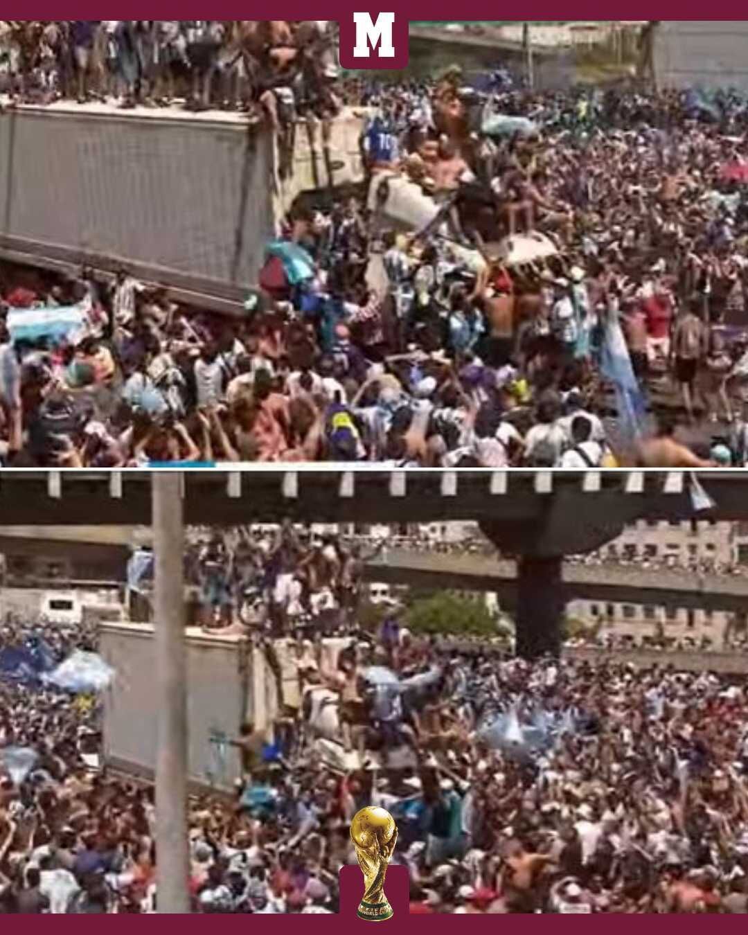 Las mejores postales del desfile de locura de Argentina con sus...