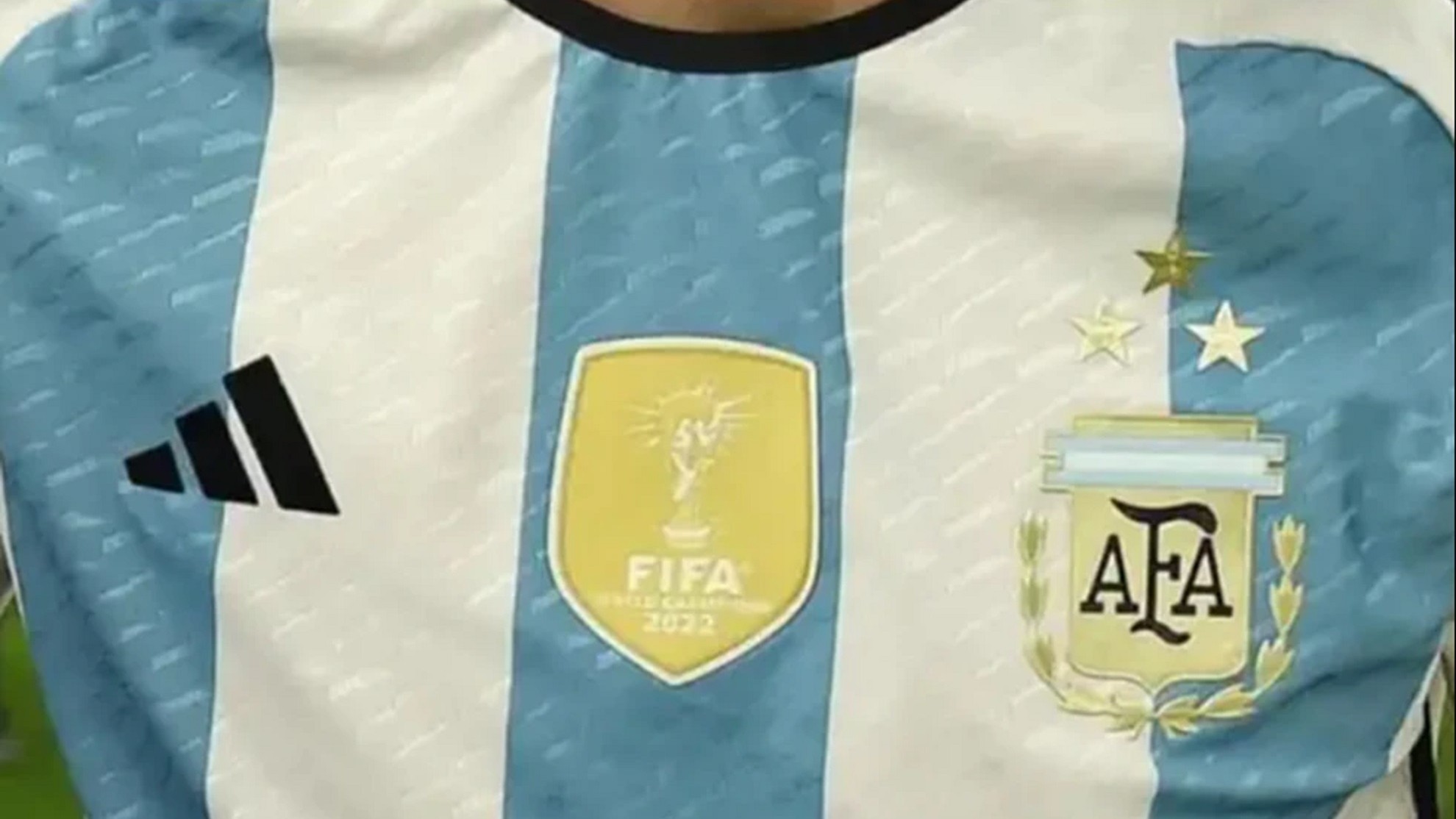 Camiseta Argentina Messi Fútbol Premium 2022 con 3 Estrellas L Sincero  Electrónica