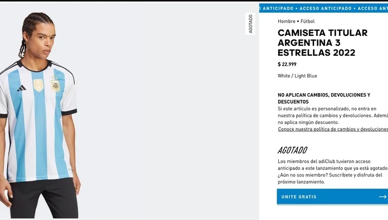 Argentina estrena su camiseta con las ansiadas 3 se en unas horas | Marcausa