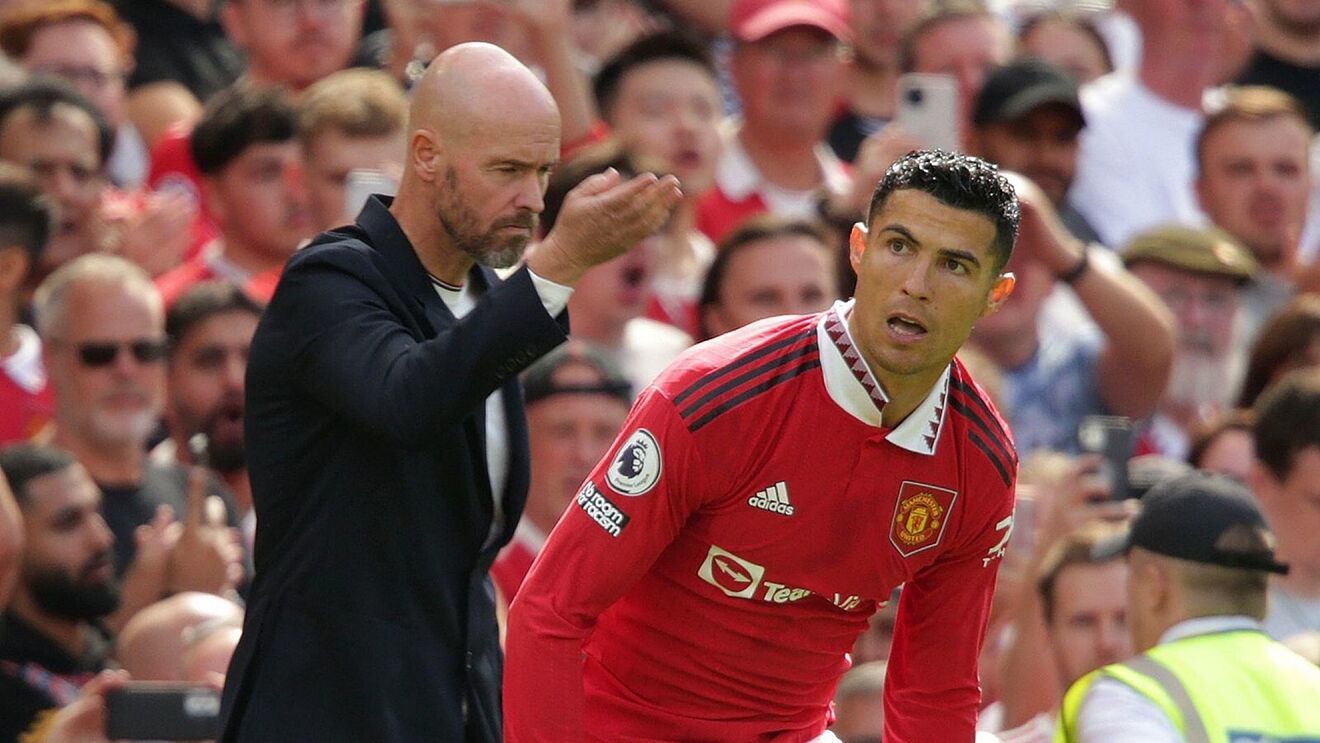 Ten Hag Cristiano Ronaldo Manchester United Premier League soccer Inglaterra