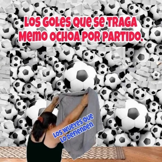 Guillermo Ochoa recibi por primera vez ocho anotaciones y los memes...