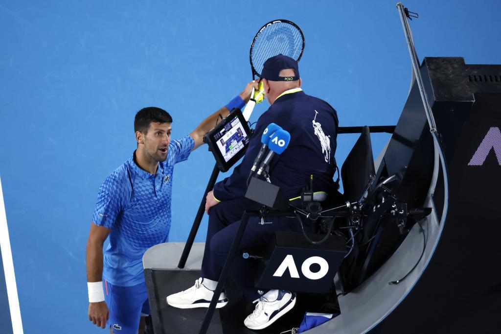 Novak Djokovic juez silla Australian Open fanático borracho