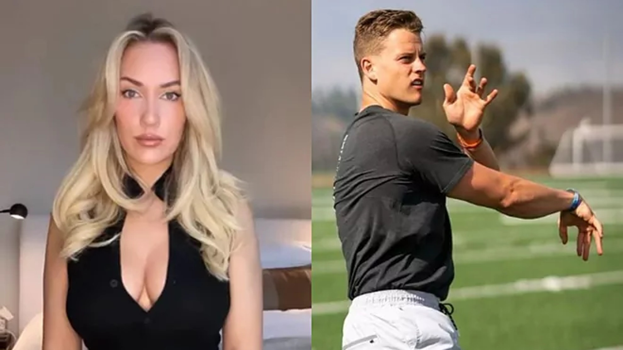 NFL  VIDEO: Joe Burrow recibe un guiño de la golfista más sexy del mundo