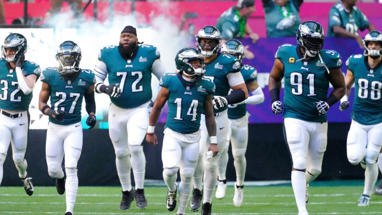 Eagles sali al campo del State Farm con toda la motivacin.