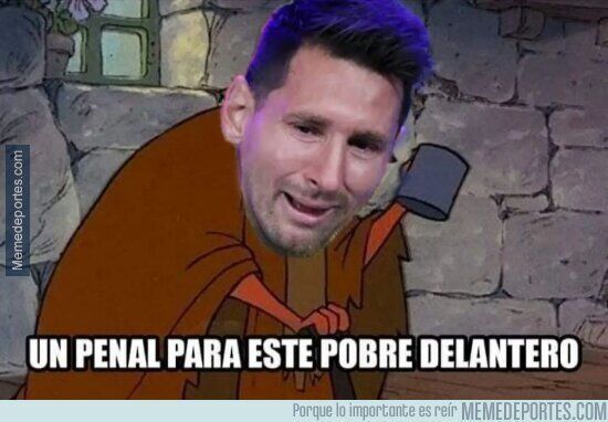 Le recuerdan a Messi los penaltis