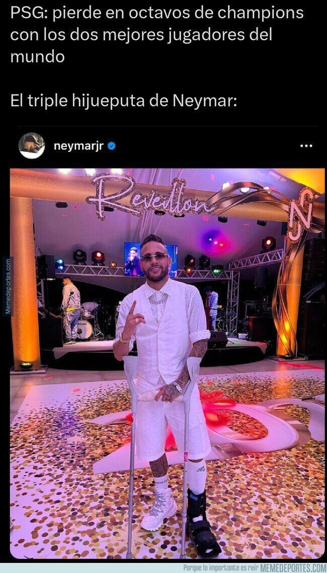 Un reclamo a Neymar por una lesin ms en el PSG