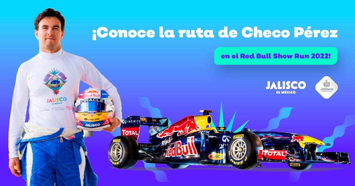 Sergio Checo Pérez México Red Bull embajador turismo Jalisco economía F1 Fórmula 1