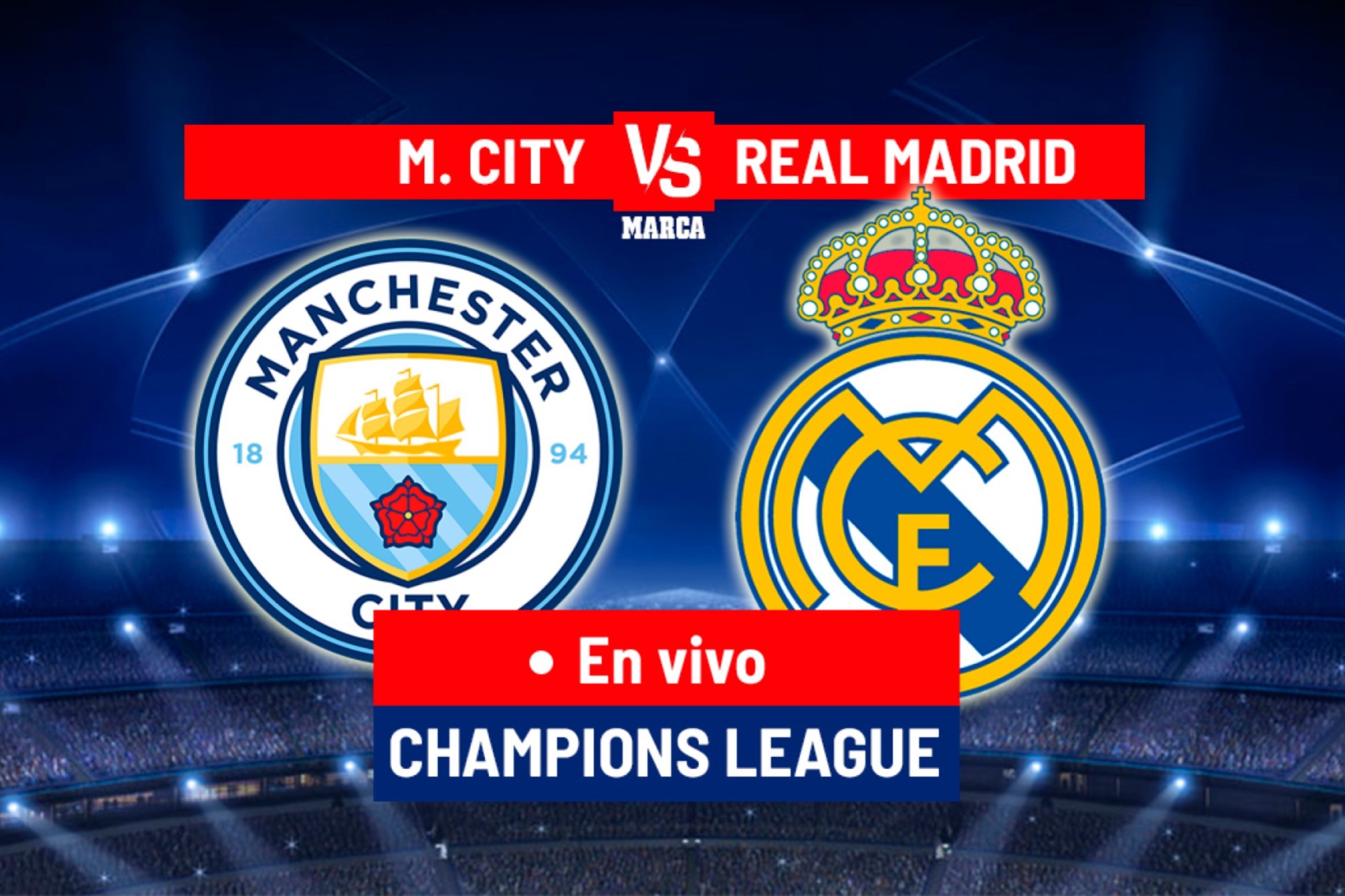 Manchester City vs Real Madrid EN VIVO Manchester City golea a Real