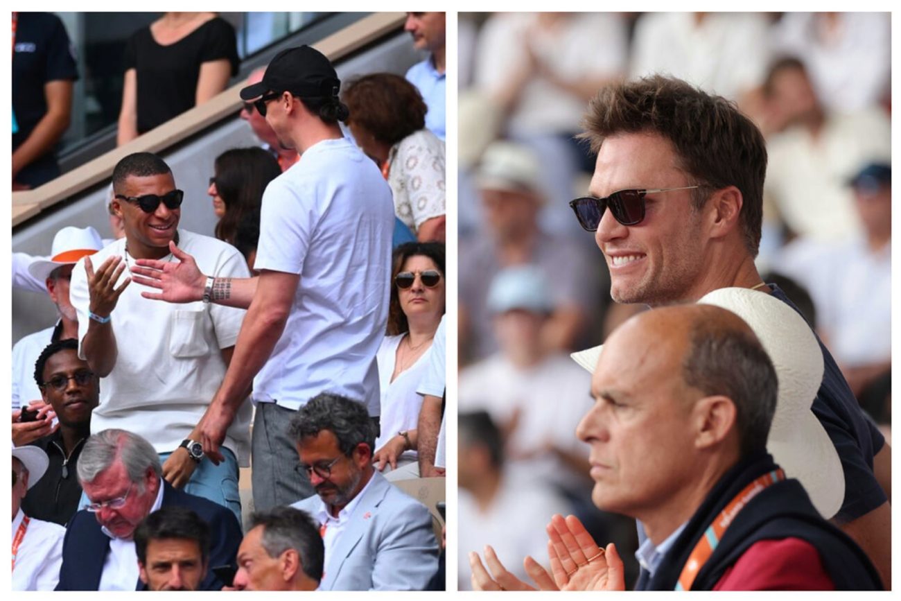 De Tom Brady a Mbapp, famosos en la final de Roland Garros entre...