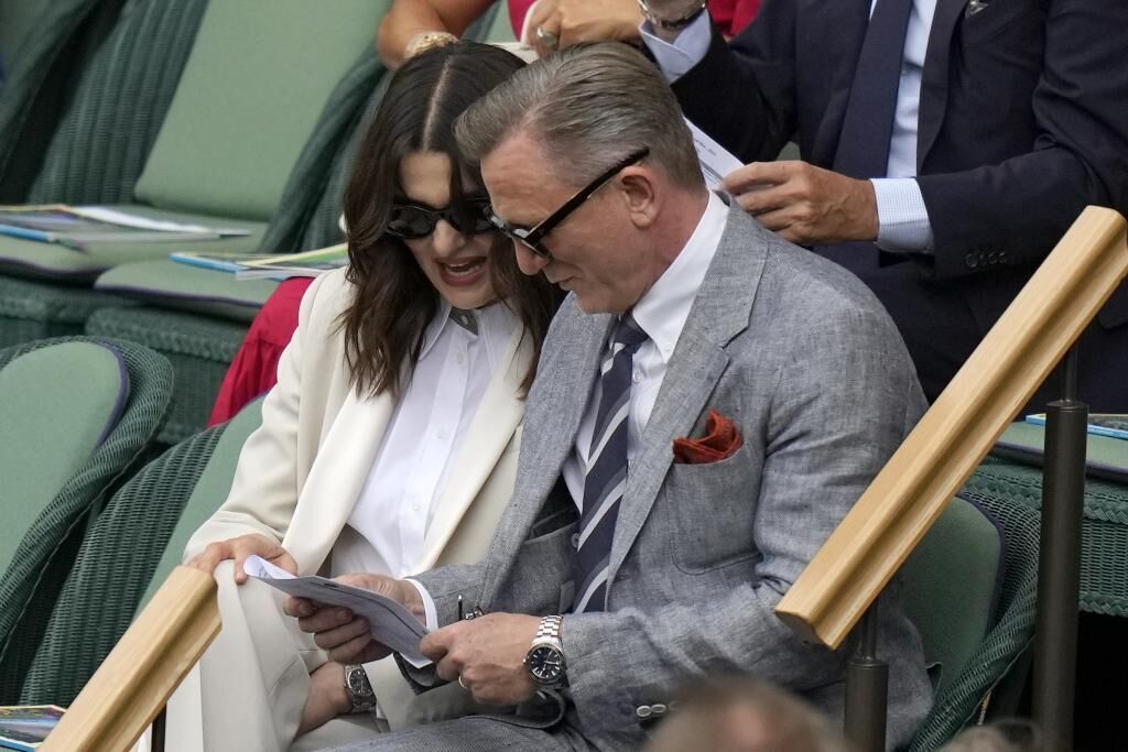 Daniel Craig, actor y su mujer Rachel Weisz