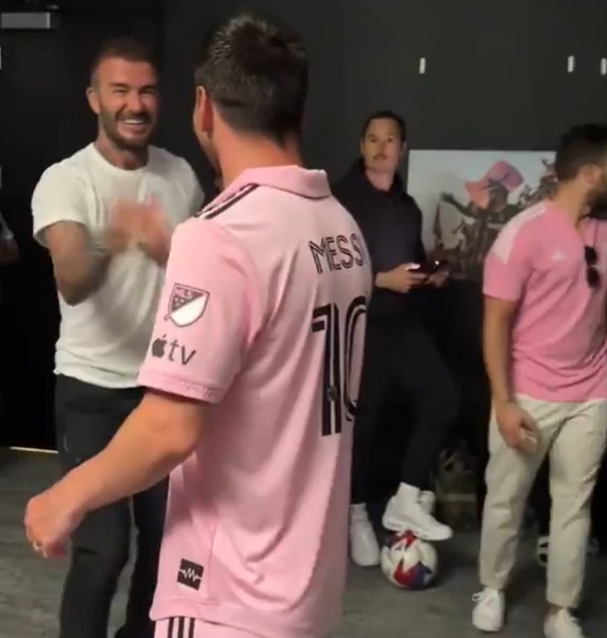 David Beckham en su momento dio la bienvenida a Messi al Inter Miami