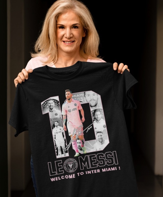 Playera Edicin Especial de Bienvenida a Messi a Miami