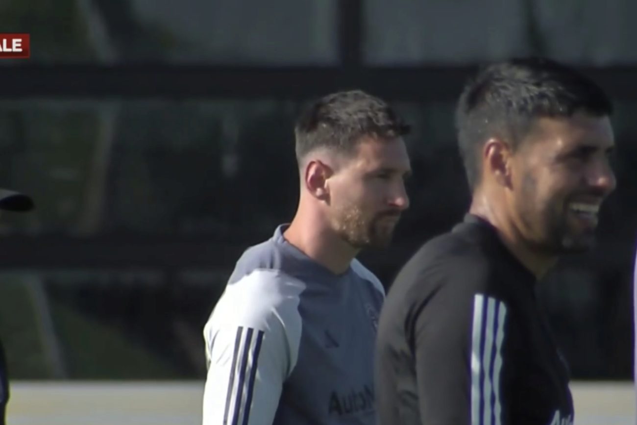 El argentino ya form parte del primer entrenamiento del equipo...