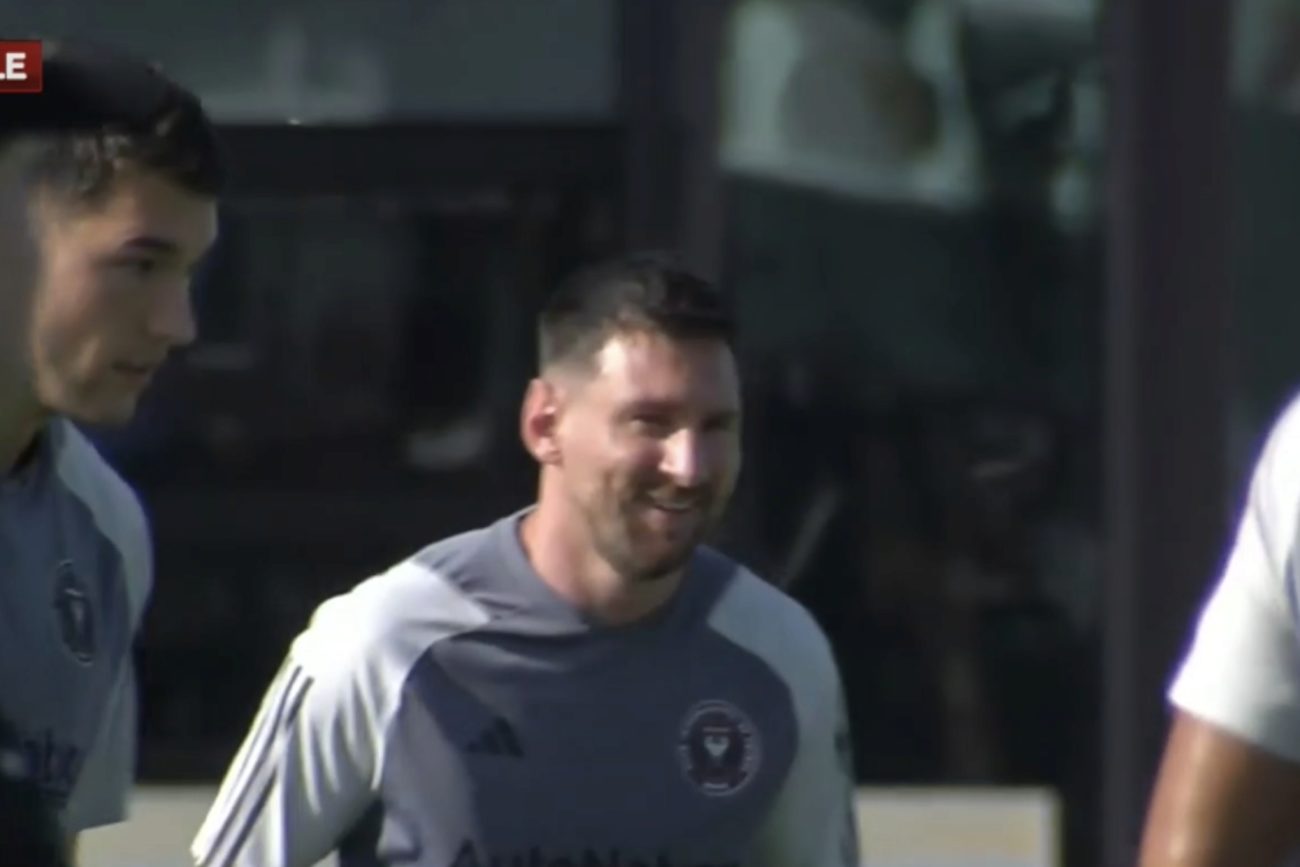 El argentino ya form parte del primer entrenamiento del equipo...