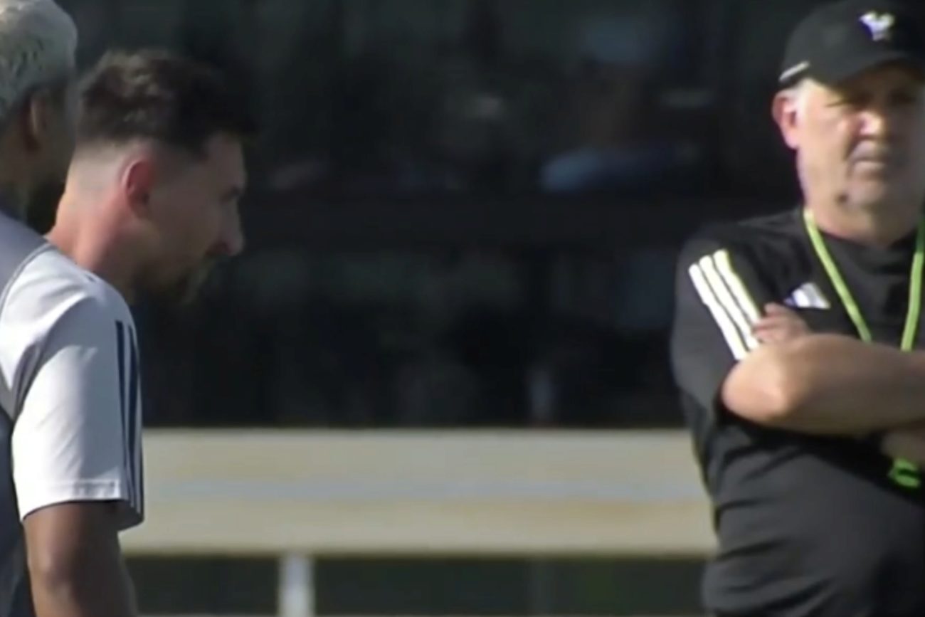 El argentino ya form parte del primer entrenamiento del equipo...