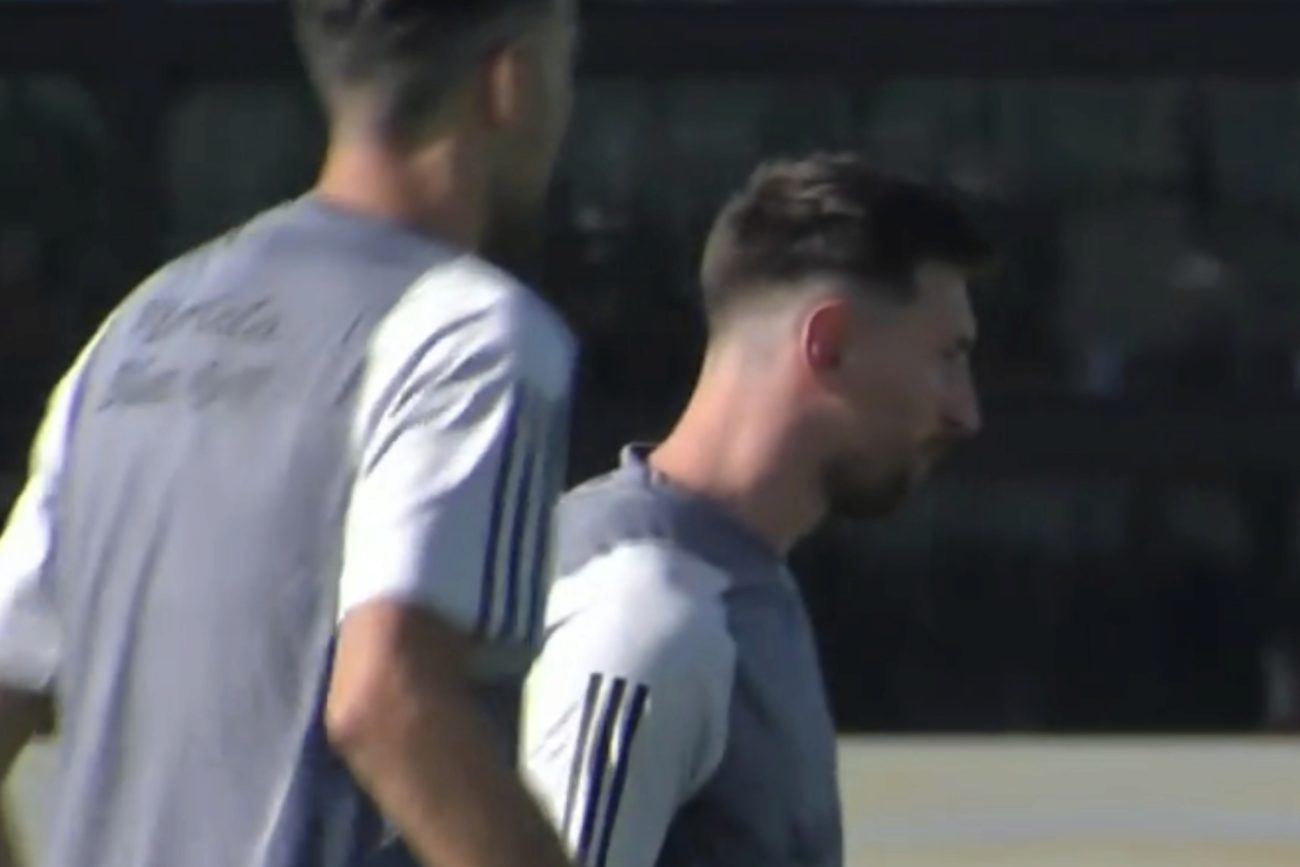 El argentino ya form parte del primer entrenamiento del equipo...