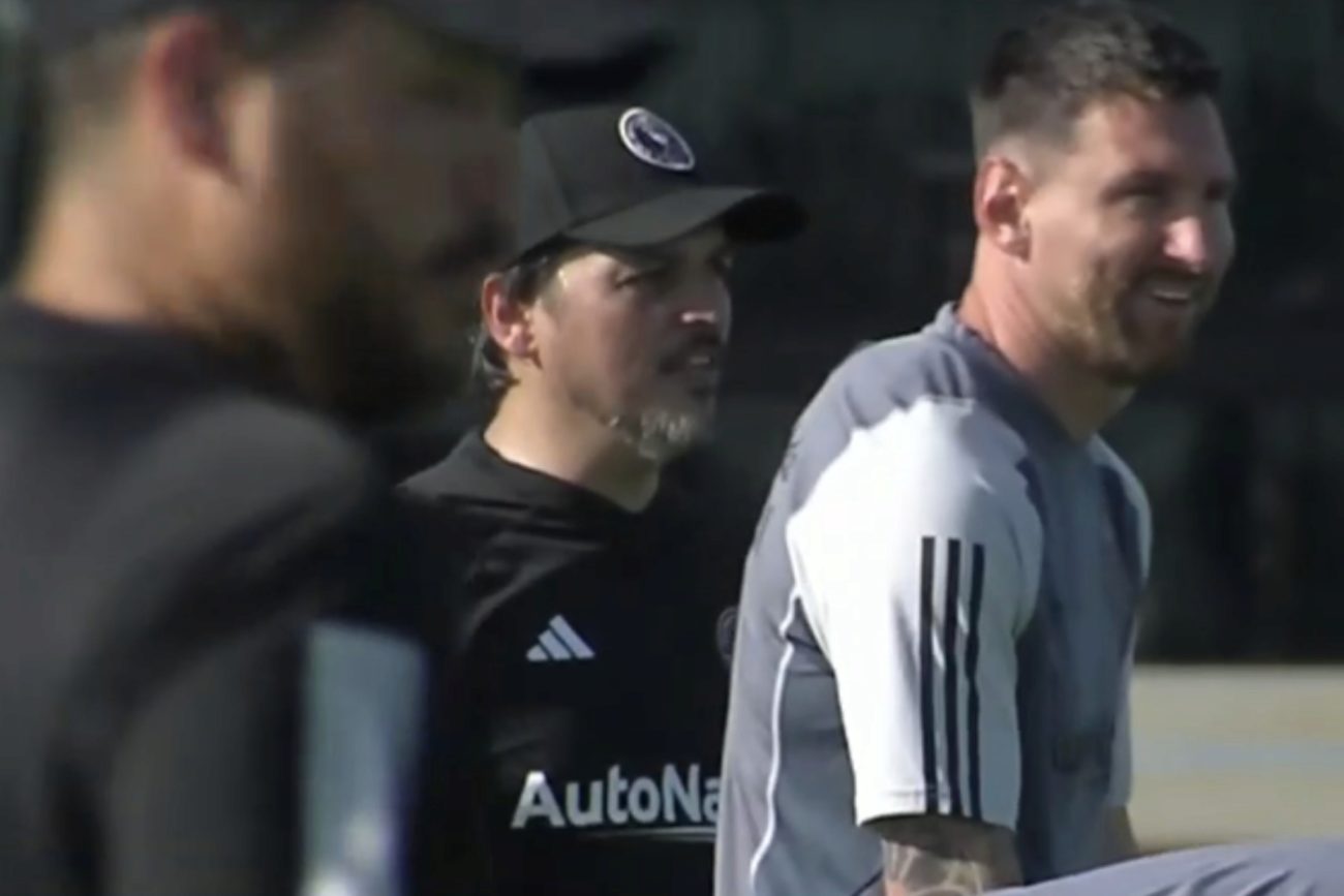 El argentino ya form parte del primer entrenamiento del equipo...