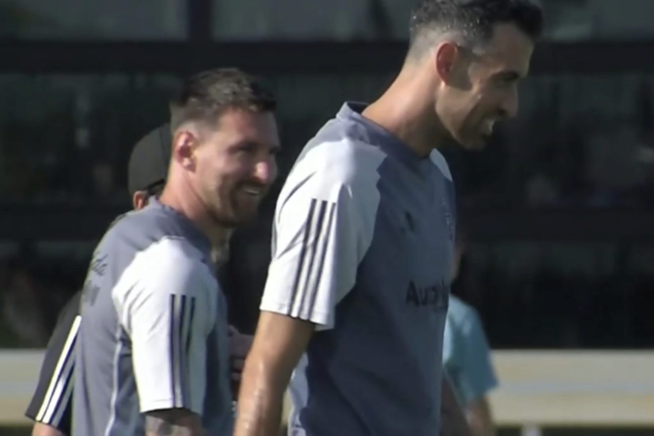 El argentino ya form parte del primer entrenamiento del equipo...