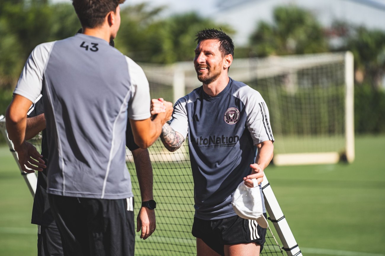 El argentino ya form parte del primer entrenamiento del equipo...