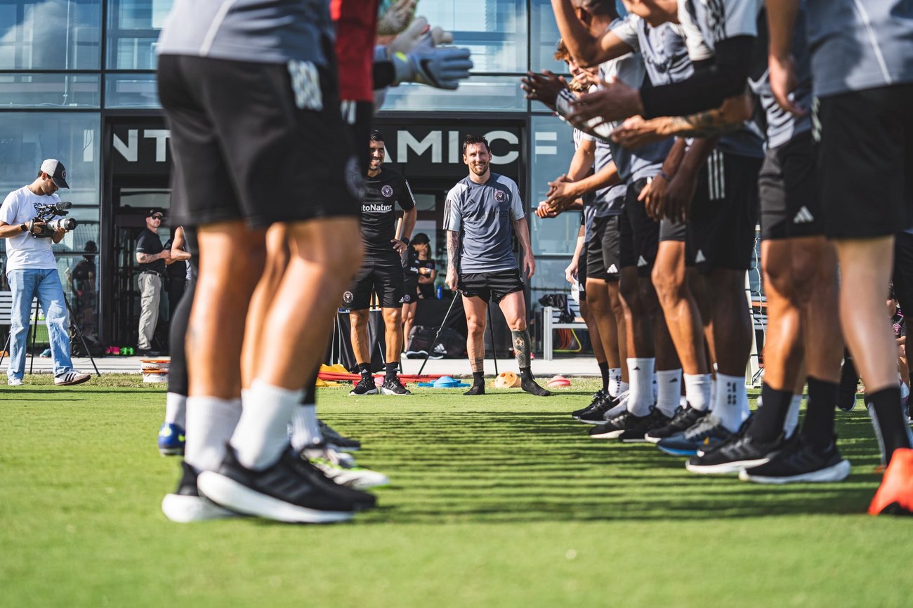 El argentino ya form parte del primer entrenamiento del equipo...