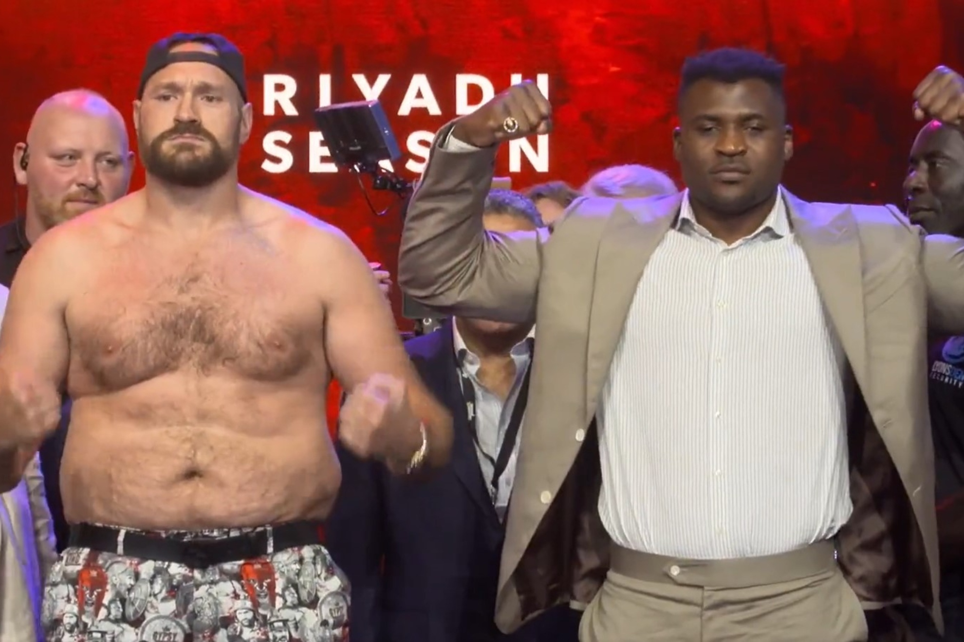 Tyson fury vs ngannou horario españa