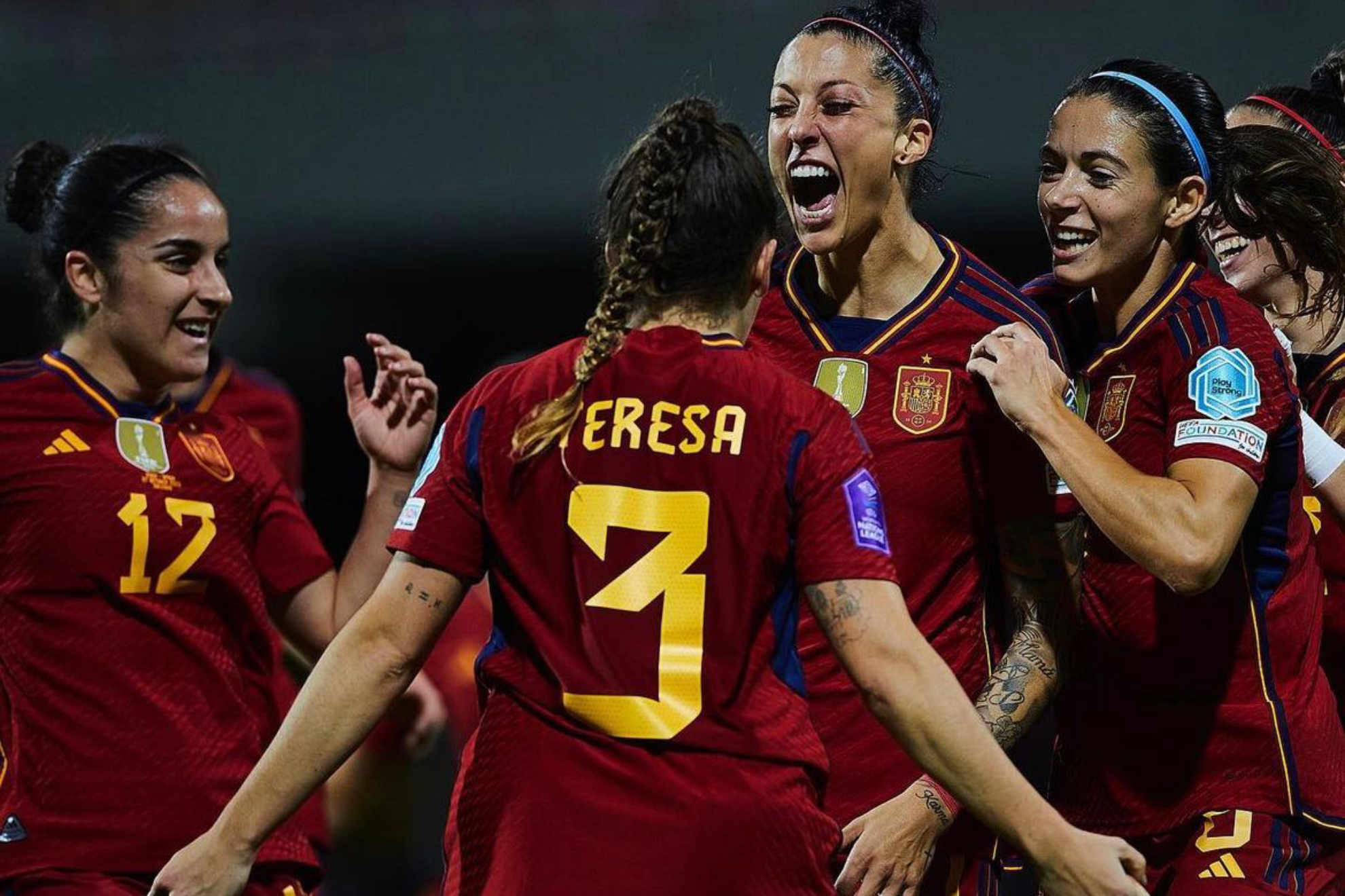 La Seleccin Espaola avanza en la UEFA Nations League gracias al gol de Jenni Hermoso contra Italia.