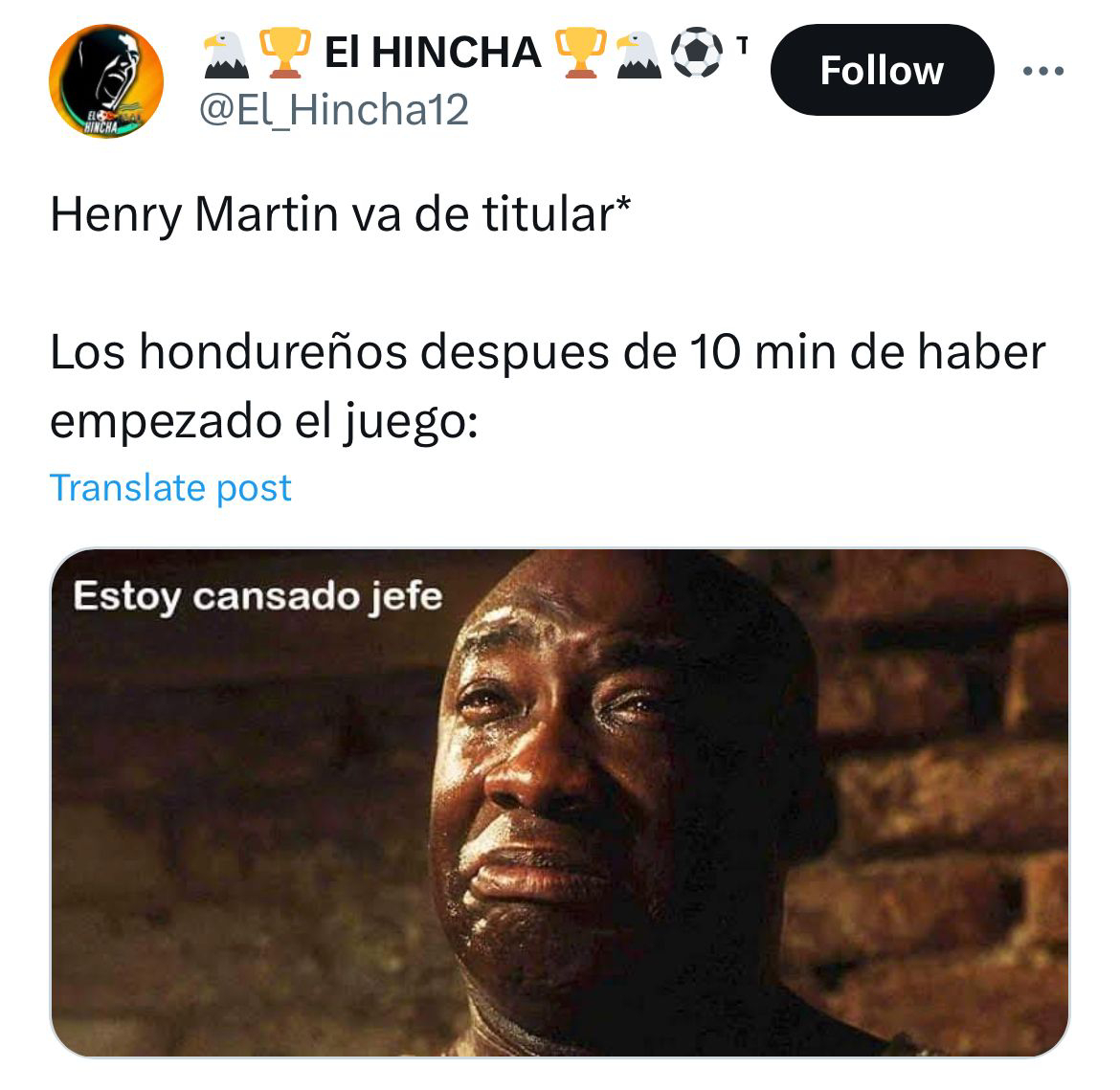 Henry Martn se mantuvo presionando desde atrs.