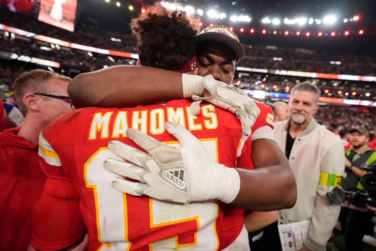 Mahomes fue uno de los hombres ms buscados en el festejo de los...