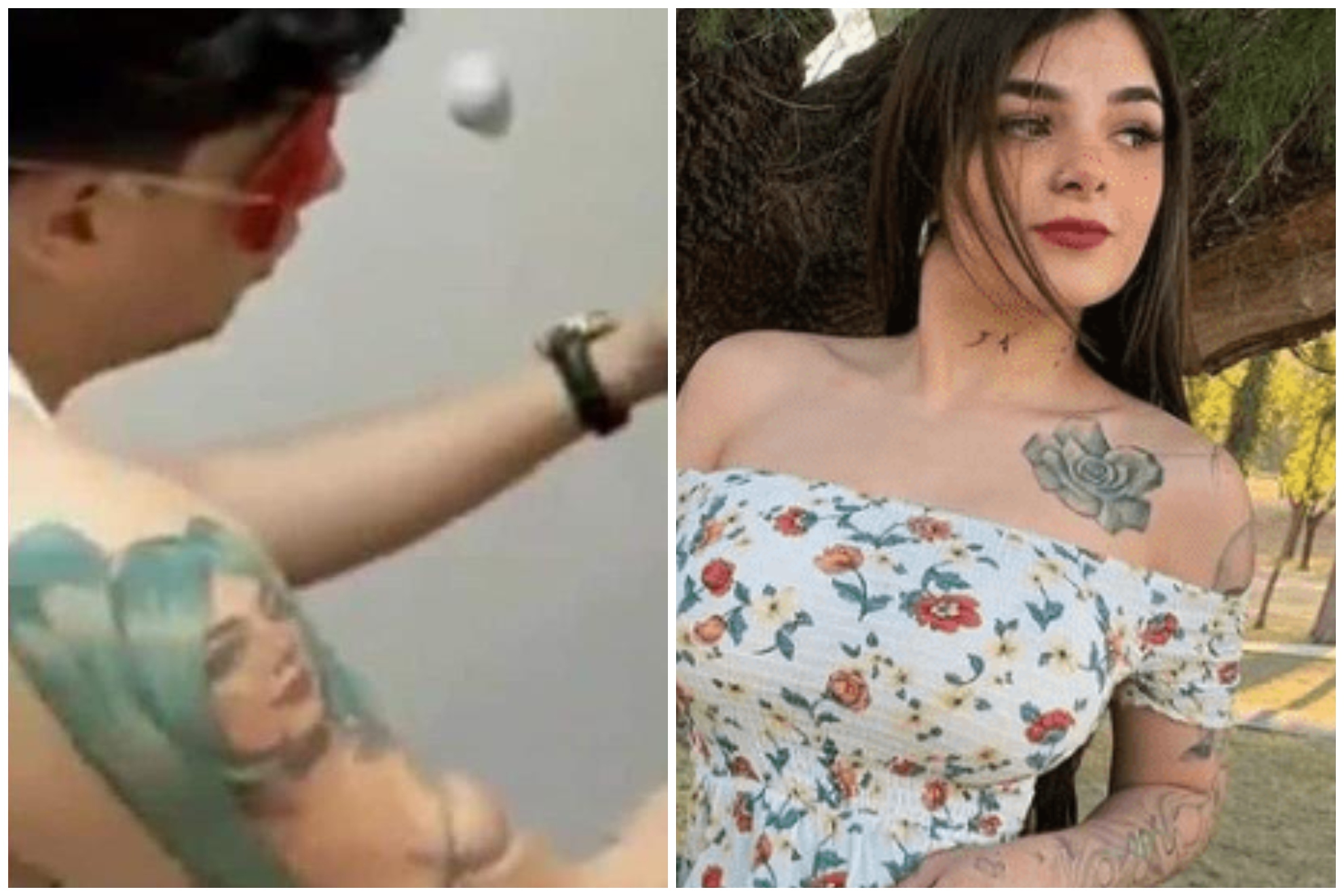 Karely ruiz con fan que se tatuo su cara video