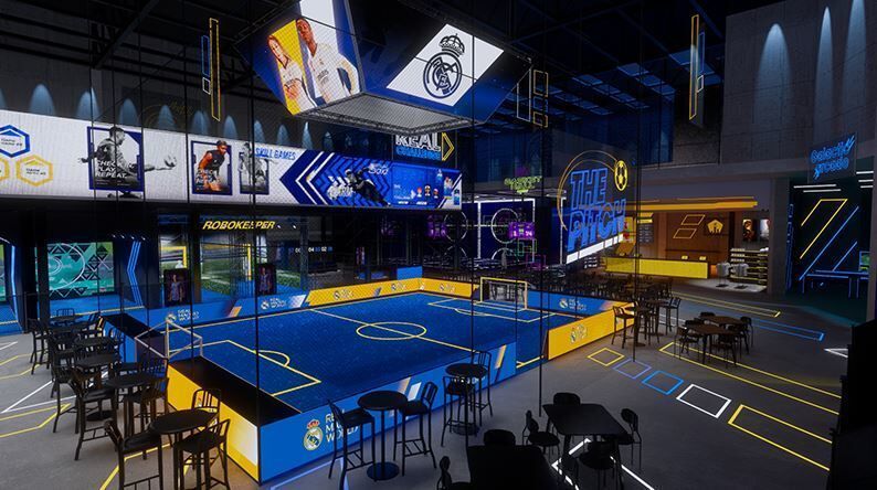 Challenge Games Arena: una zona de videojuegos, restauracin y de...