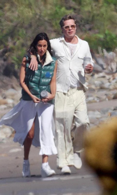 In�s de Ram�n es la primera pareja oficial de Brad Pitt luego de...